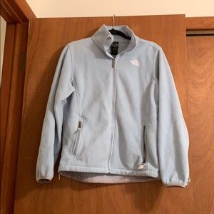The North Face Blue zip-up Fleece